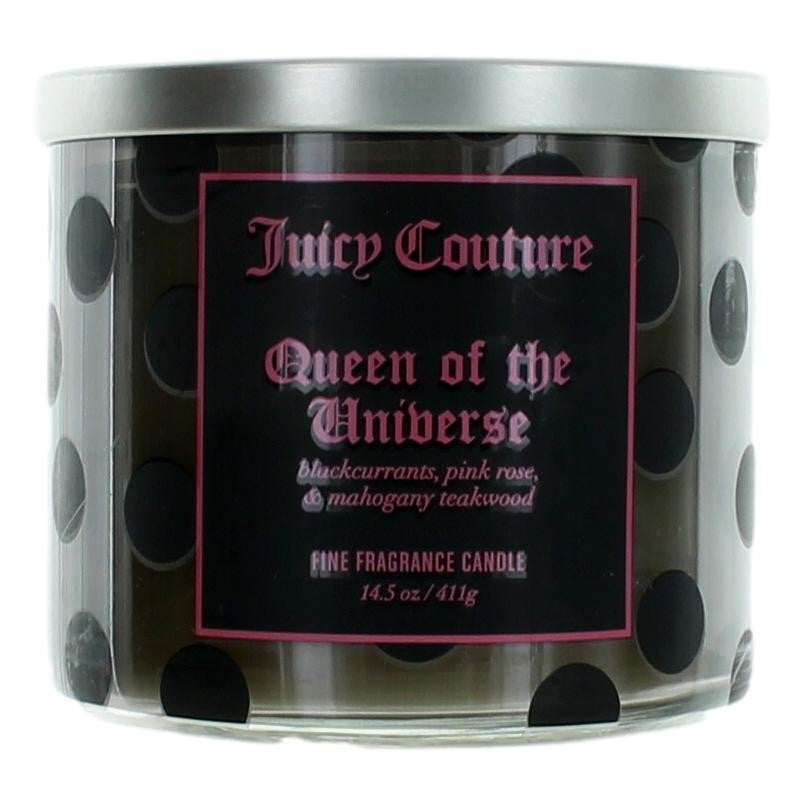 Jar of Juicy Couture 14.5 oz Soy Wax Blend 3 Wick Candle - Queen Of The Universe